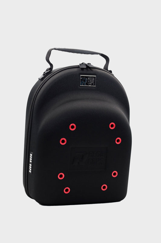 Cap carrier | Negro / rojo