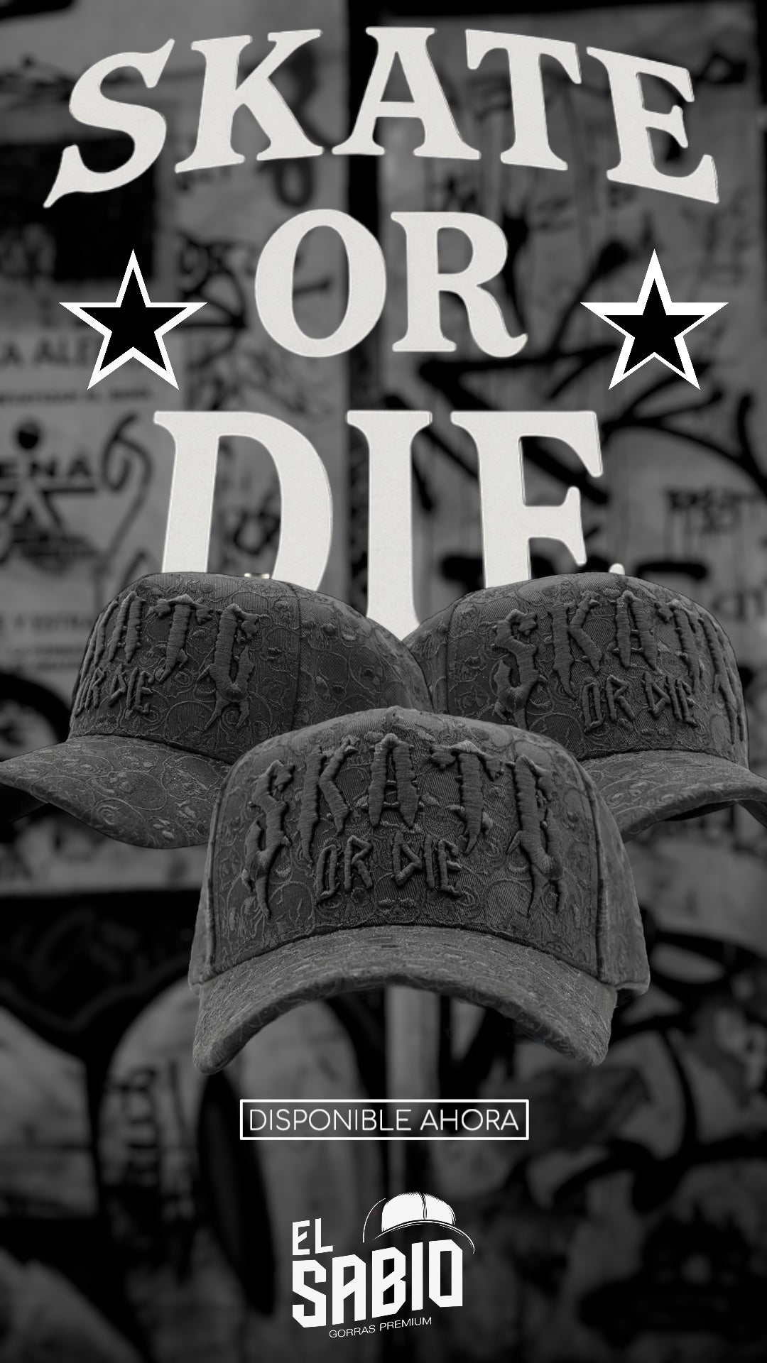 BARBAS HATS SKATE OR DIE DROP